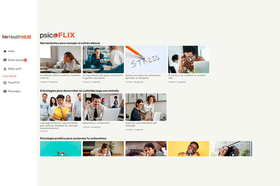 ERP para la atención psicosocial de los trabajadores