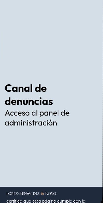 Canal de Denuncias App 2